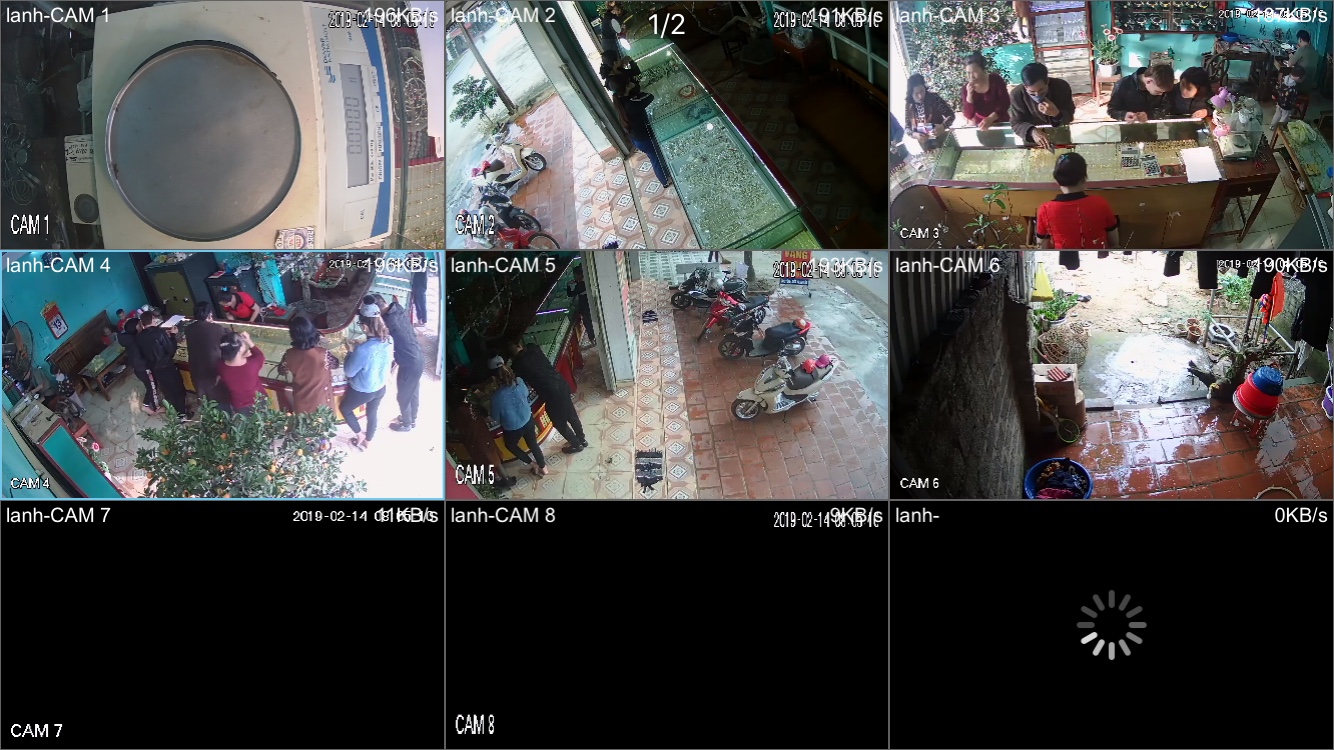 Công trình lắp camera thực tế tại Thanh HÓa