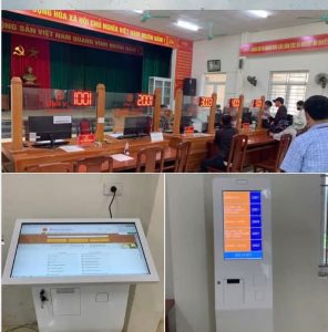 Lắp đặt máy lấy số hành chính công